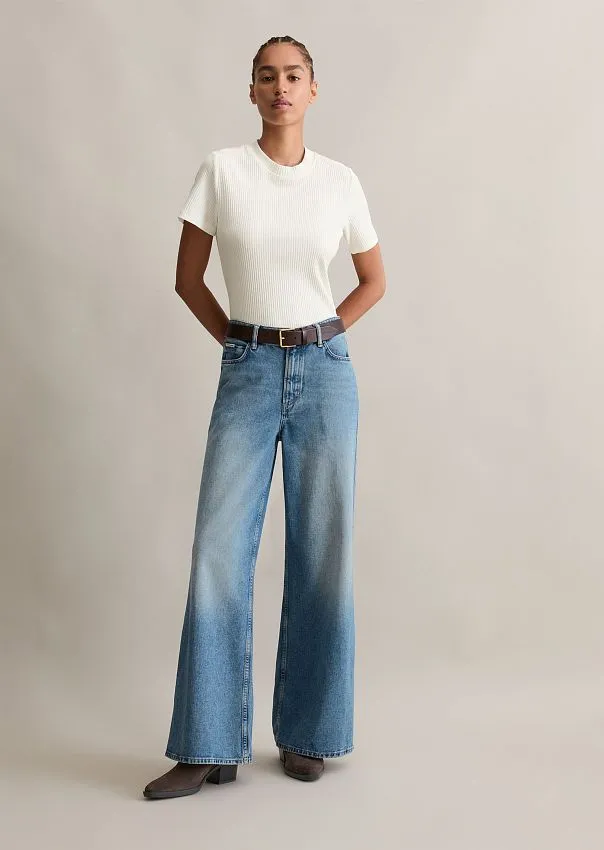 Широкие джинсы Anjo из органического хлопка Marc o'Polo - фото 1