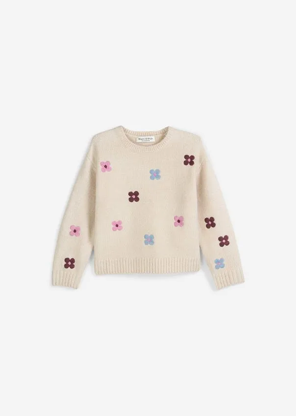 Свитер с цветочной вышивкой Marc o'Polo - фото 1