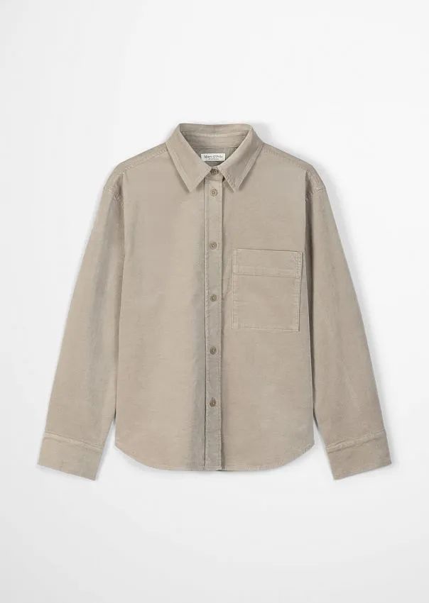 Рубашка из бархата Marc o'Polo - фото 6