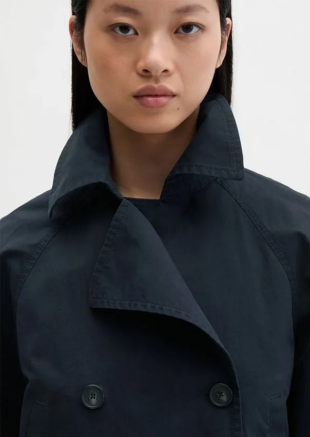 Тренч укороченный из хлопкового твила Marc o'Polo - фото 4