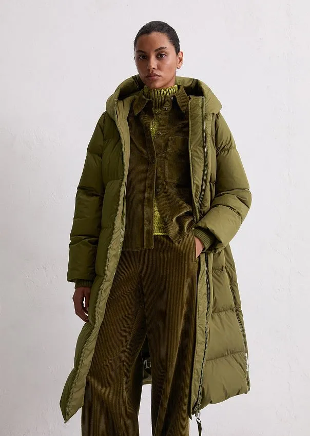 Пуховик с фиксированным капюшоном Marc o'Polo - фото 1