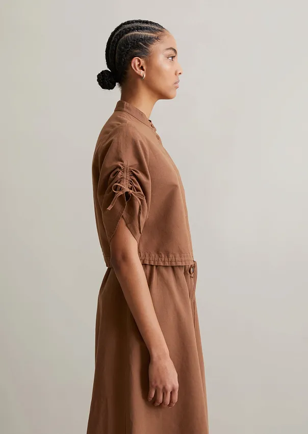 Рубашка изо льна и органического хлопка Marc o'Polo - фото 5