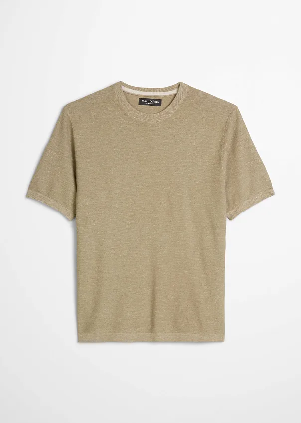 Джемпер из хлопка и льна