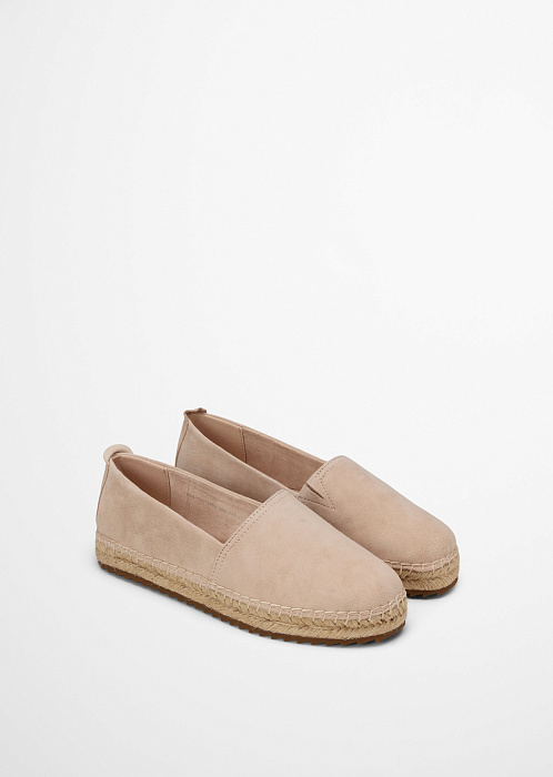 Эспадрильи из натуральной замши