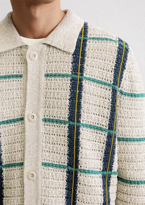 Кардиган из органического хлопка и льна Marc o'Polo - фото 4