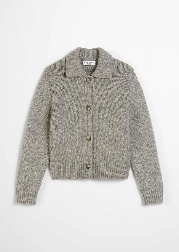 Кардиган из смесовой шерсти альпаки Marc o'Polo - фото 6