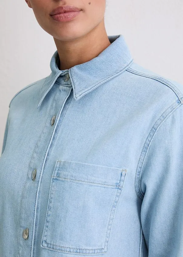 Рубашка из денима Marc o'Polo - фото 4