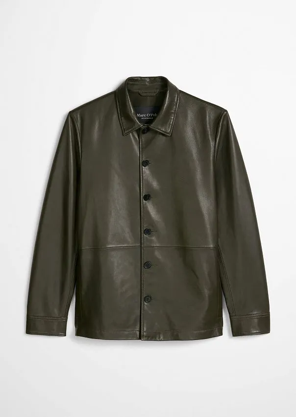 Куртка из натуральной кожи Marc o'Polo - фото 6
