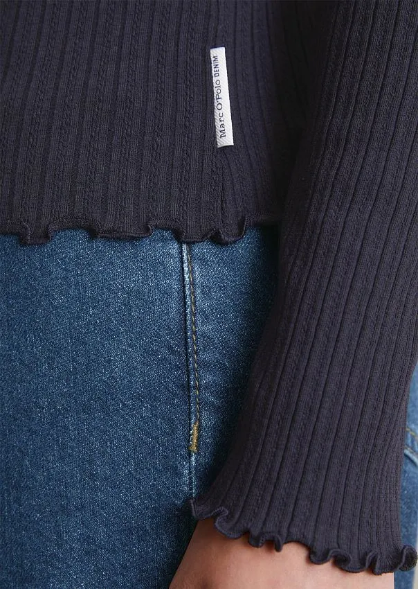 Лонгслив из органического хлопка и модала Marc o'Polo - фото 4