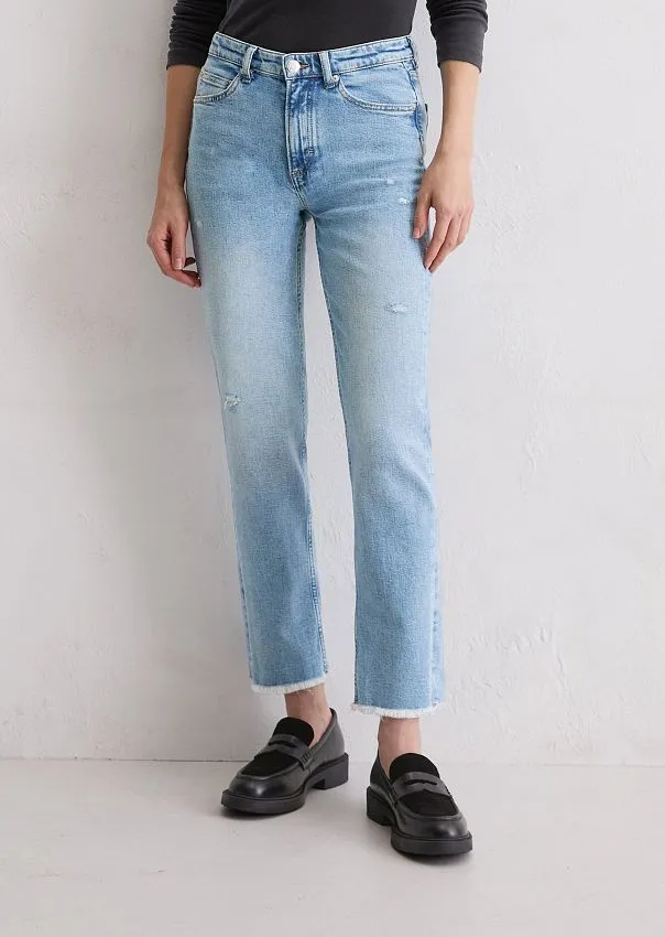 Джинсы прямые Linde из эластичного хлопка
 Marc o'Polo - фото 3