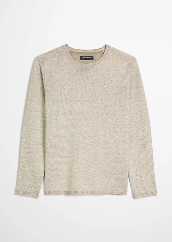 Свитер из хлопка и льна
