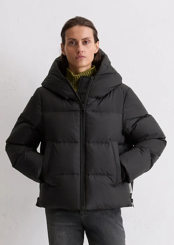 Пуховик с фиксированным капюшоном Marc o'Polo - фото 3