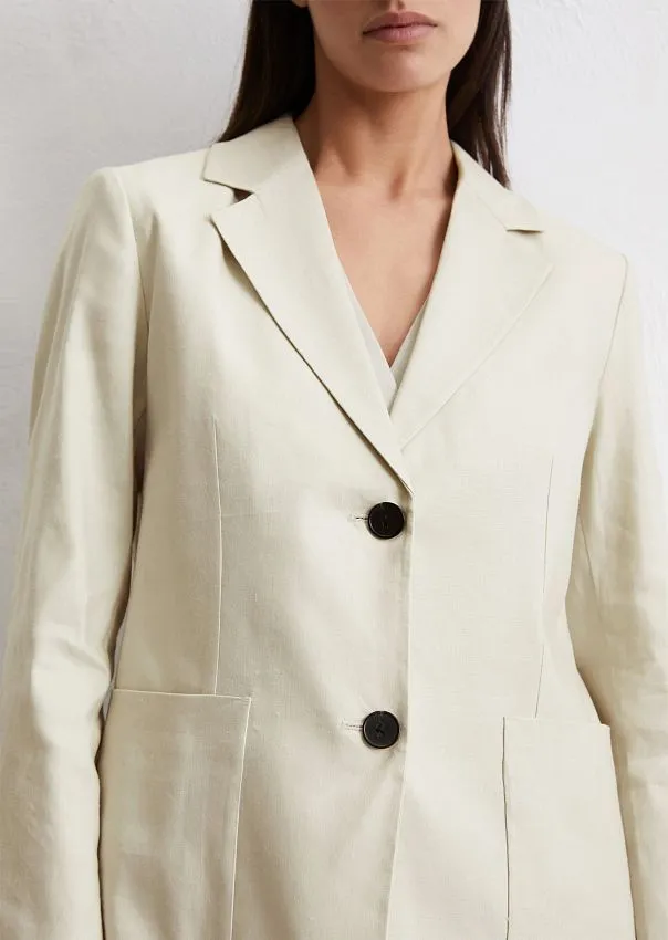 Пиджак изо льна и вискозы Marc o'Polo - фото 4