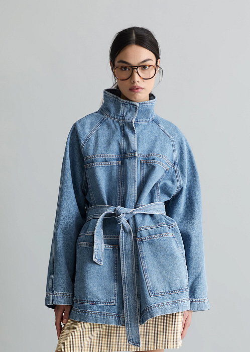 Куртка джинсовая из волокон листьев ананаса