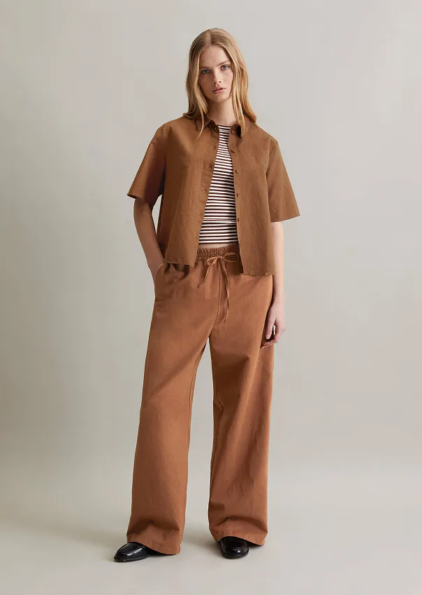 Рубашка изо льна и органического хлопка Marc o'Polo - фото 3