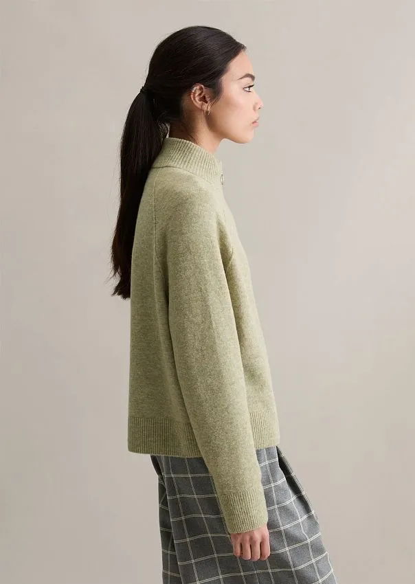 Мягкий джемпер с высоким воротом из смесовой шерсти
 Marc o'Polo - фото 5