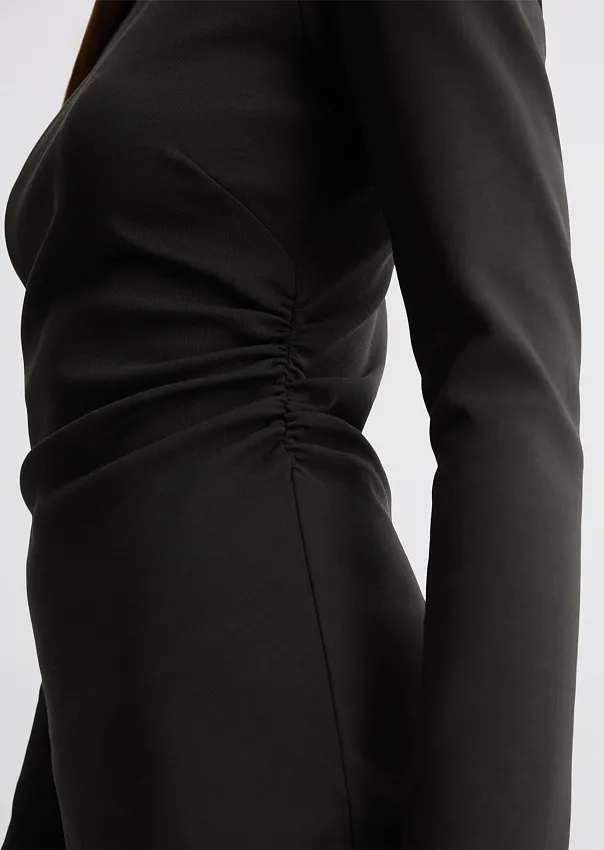 Трикотажное платье из смесового хлопка