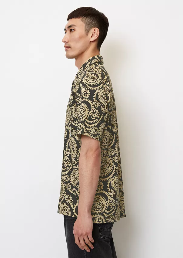 Рубашка из органического хлопка с принтом пейсли Marc o'Polo - фото 5