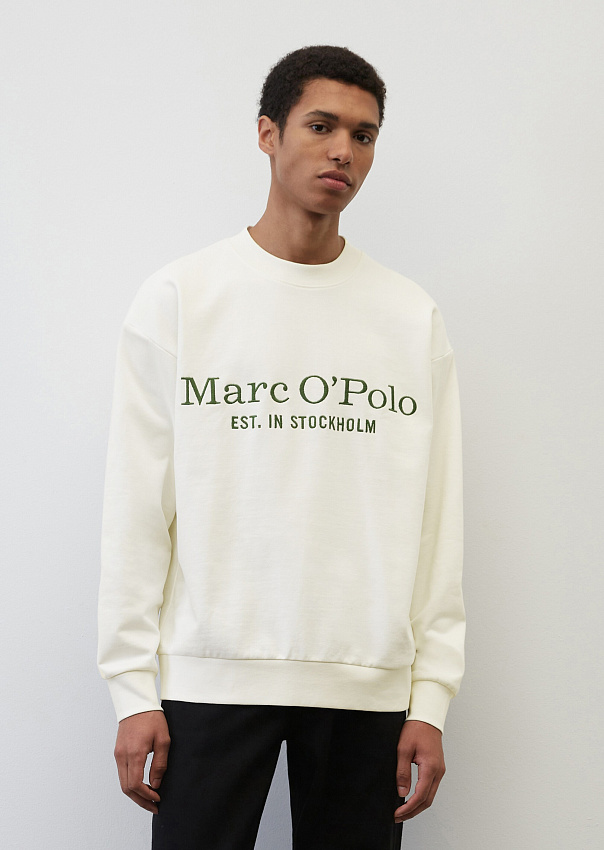 Свитшот свободного кроя из органического хлопка Marc o'Polo - фото 3
