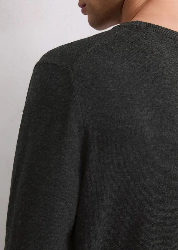 Джемпер с круглым вырезом из смеси хлопка и шерсти Marc o'Polo - фото 4
