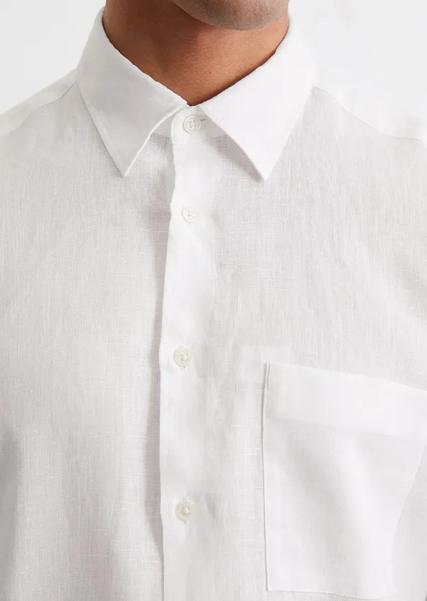 Рубашка из чистого льна Marc o'Polo - фото 4