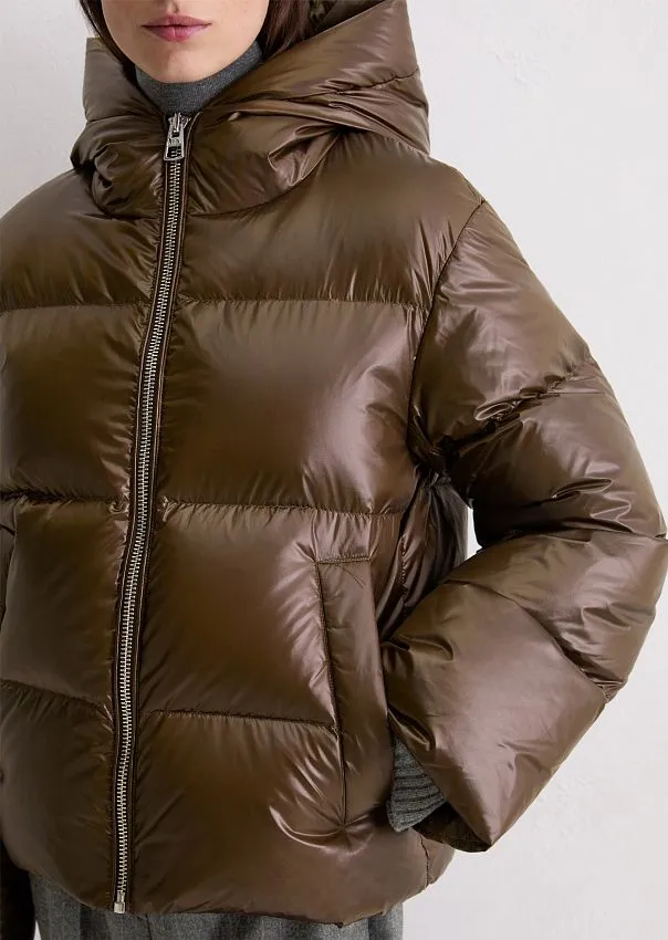 Пуховик из глянцевого нейлона Marc o'Polo - фото 4