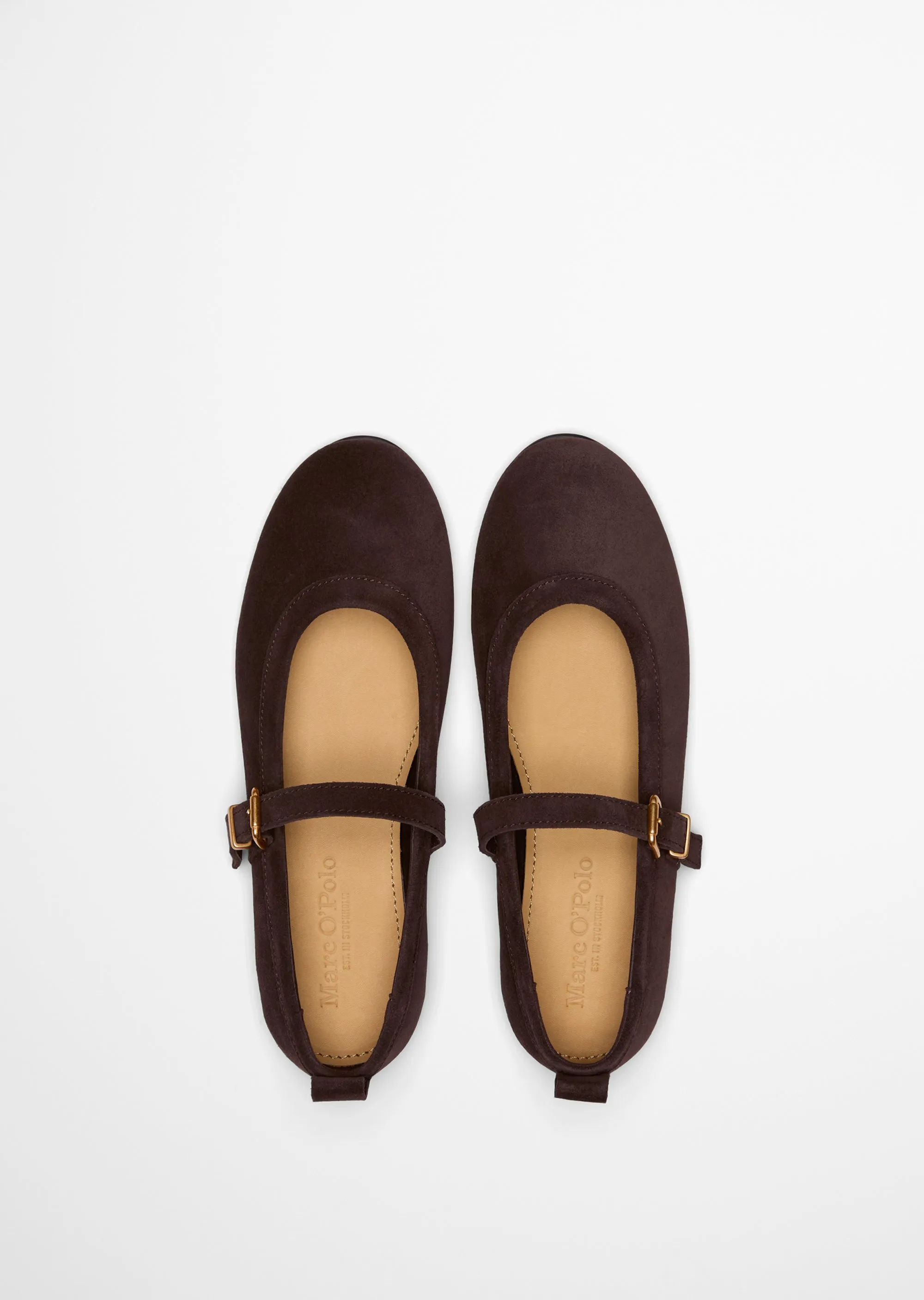 Балетки Gina из натуральной замши Marc o'Polo - фото 4