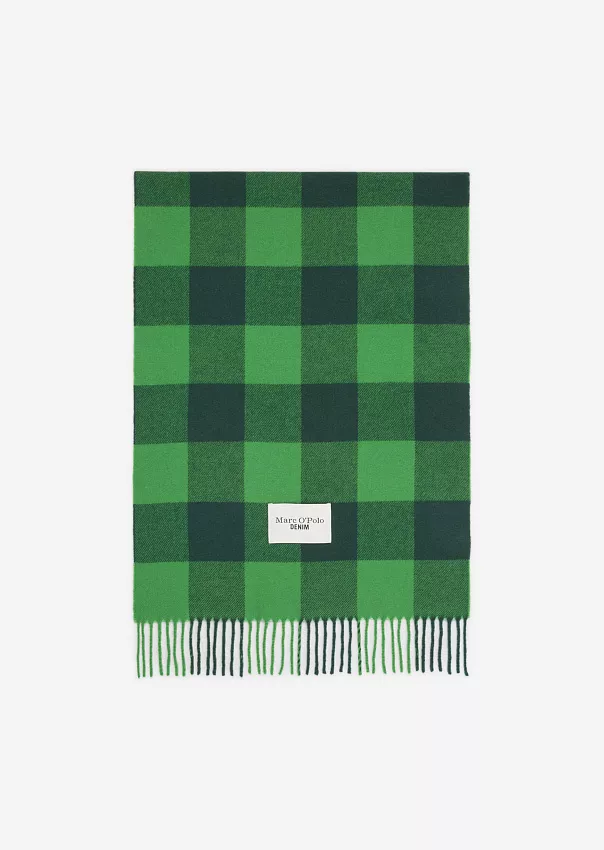 Шерстяной шарф с бахромой Marc o'Polo - фото 1