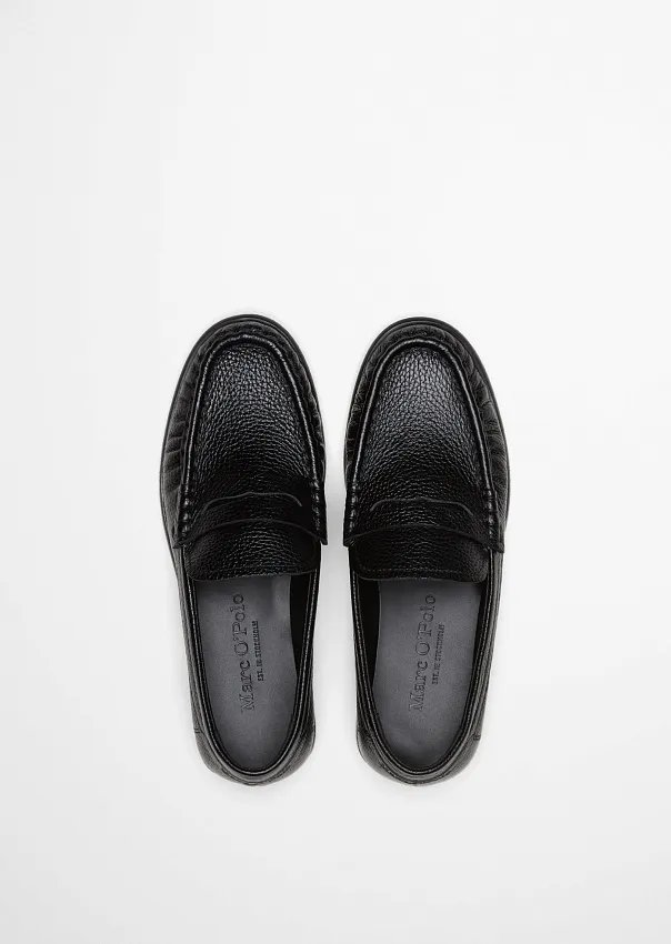 Лоферы из натуральной кожи