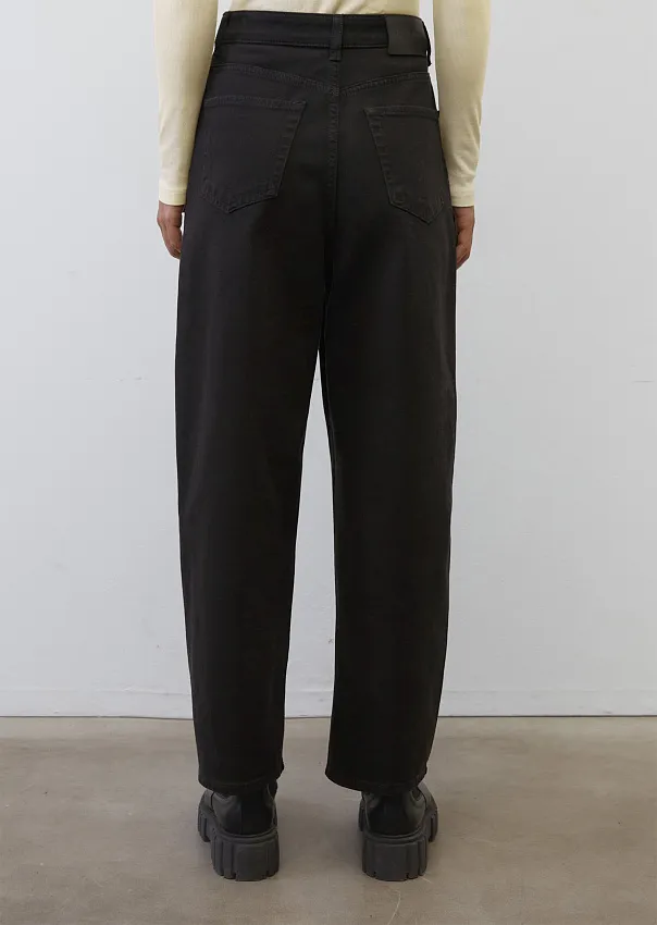 Широкие укороченные джинсы FEPPLA из смесового органического хлопка с эластаном Marc o'Polo - фото 2