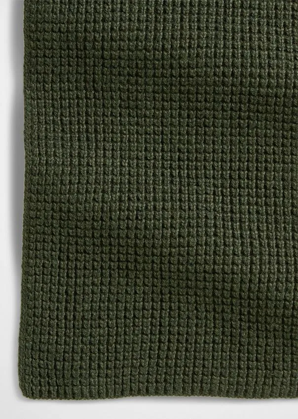 Шарф из хлопка и шерсти Marc o'Polo - фото 2