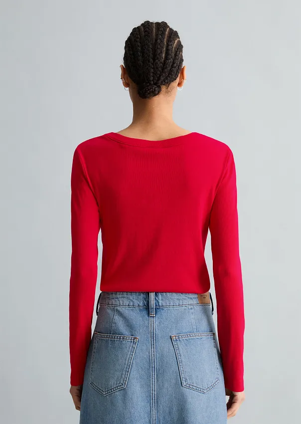 Лонгслив из органического хлопка