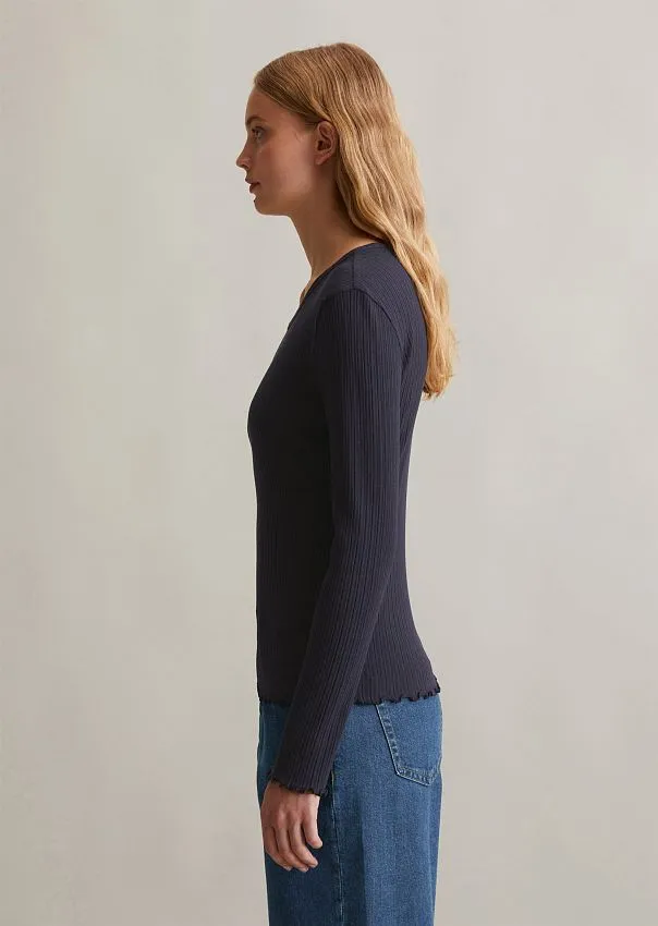 Лонгслив из органического хлопка и модала Marc o'Polo - фото 5