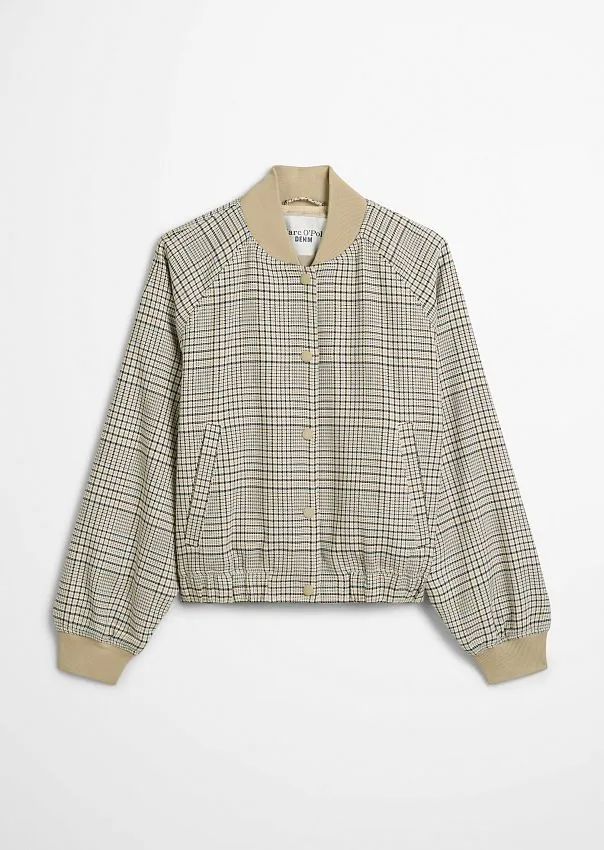 Бомбер в клетку из переработанного полиэстера
 Marc o'Polo - фото 6