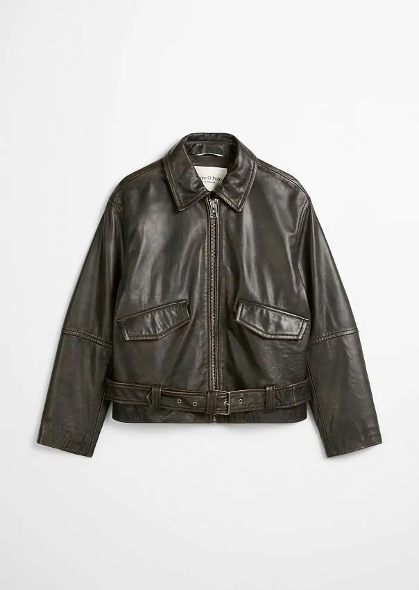 Кожаная куртка Marc o'Polo - фото 6