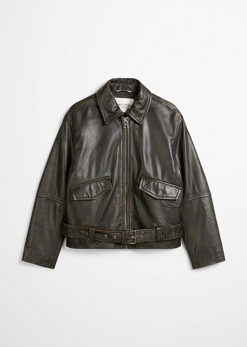 Куртка кожаная