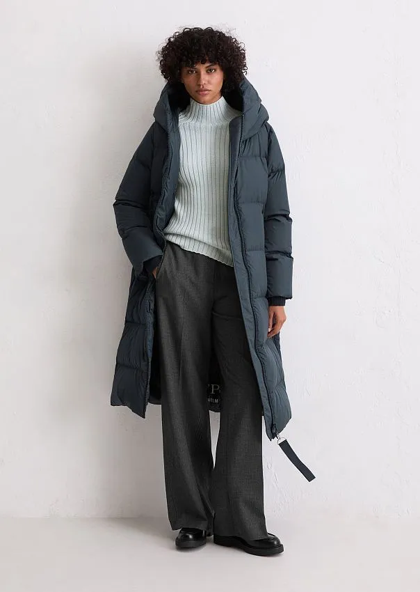 Пуховик с фиксированным капюшоном Marc o'Polo - фото 1