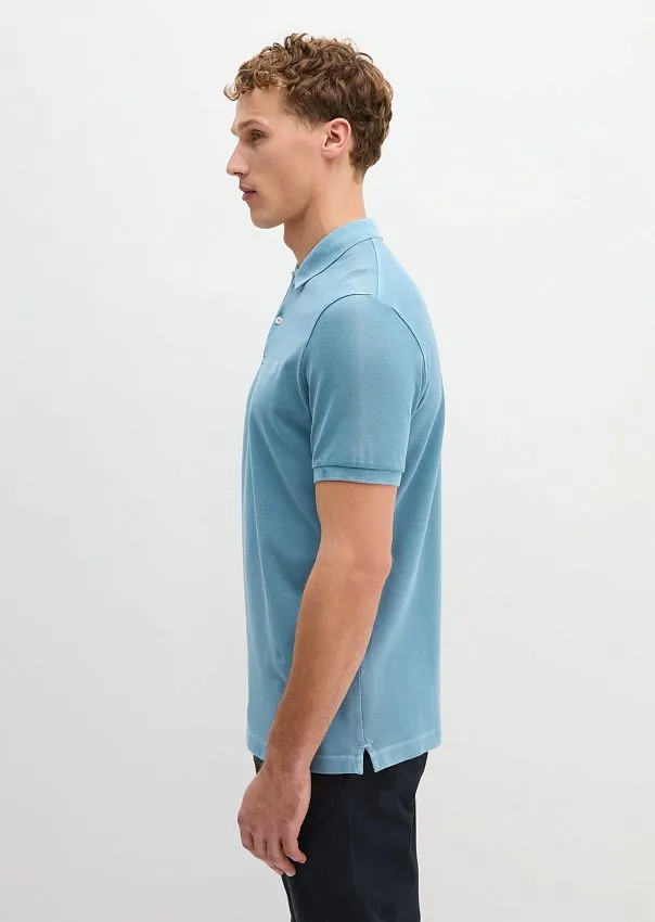 Поло из смесового хлопка Marc o'Polo - фото 5