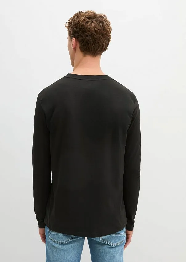 Лонгслив из чистого органического хлопка Marc o'Polo - фото 2