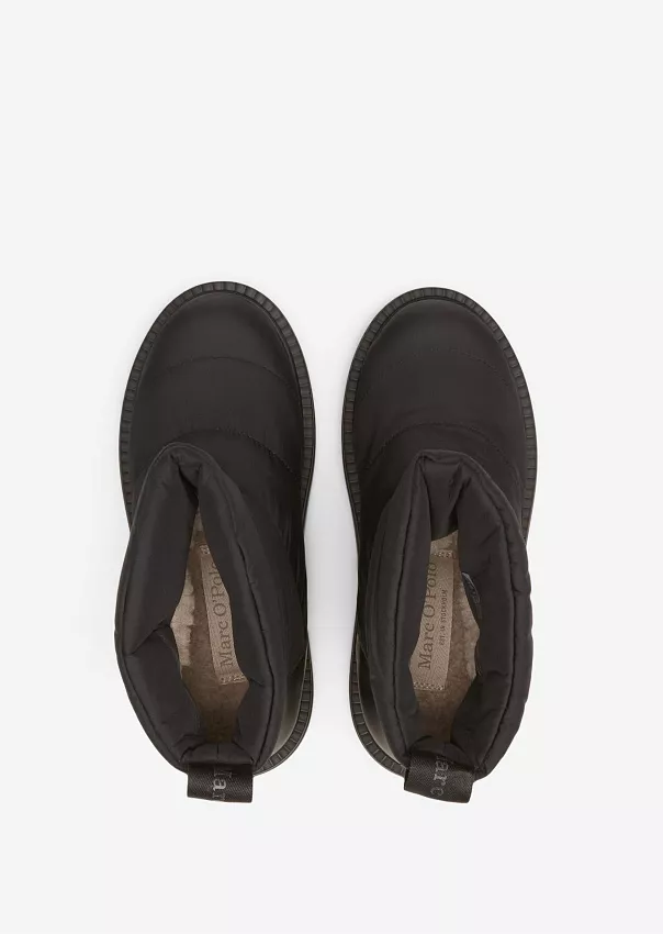 Стёганые дутые ботинки с плюшевой подкладкой Marc o'Polo - фото 4