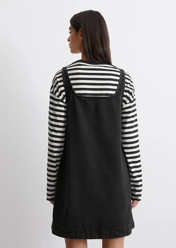 Джинсовый сарафан из смесового хлопка