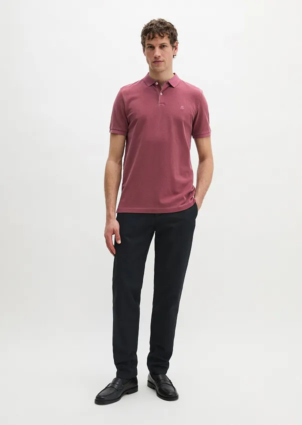 Поло из смесового хлопка