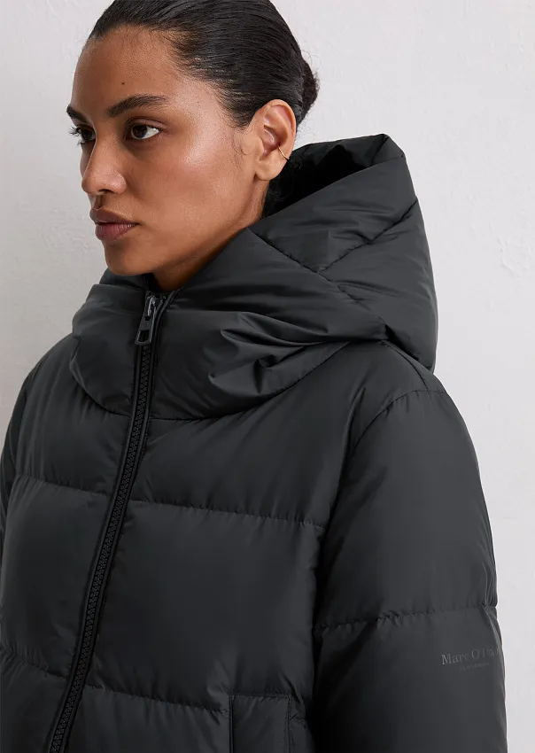 Пуховик с фиксированным капюшоном Marc o'Polo - фото 4
