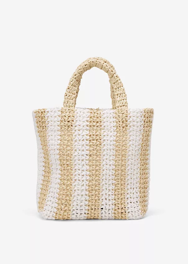 Маленькая сумка-шоппер из рафии Marc o'Polo - фото 4