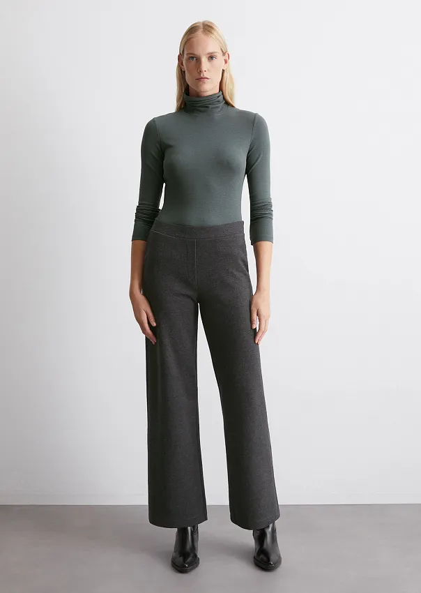 Трикотажные брюки из смесового хлопка