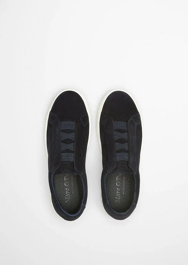 Кроссовки из мягкой замши с эластичным ремешком Marc o'Polo - фото 4