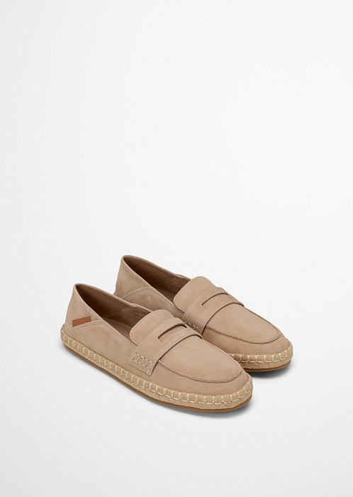 Эспадрильи из натуральной замши