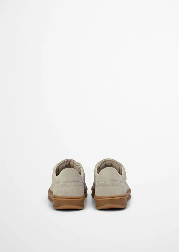 Кеды из натуральной замши