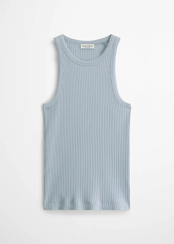 Топ в рубчик из модала