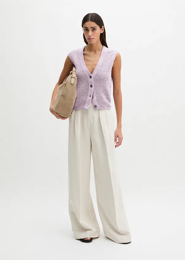 Жилет из смесового хлопка
